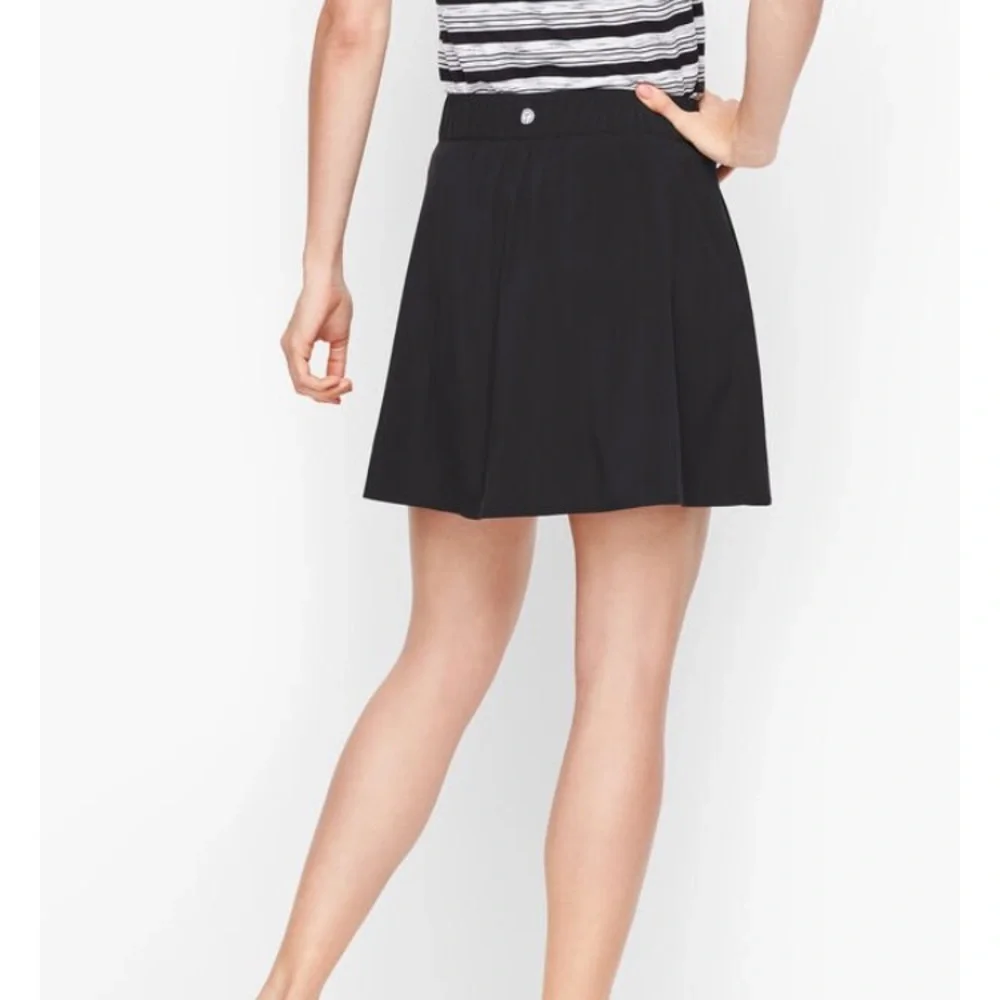 Talbots Black Athletic Tennis Skirt with Shorts
